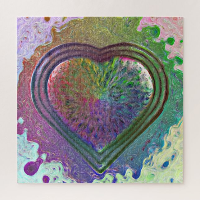 Eine Flasche Liebe Puzzle (Vertikal)