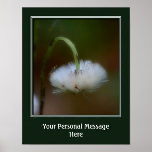 Eine flauschige Blume - erstellen Sie Ihre eigene Poster