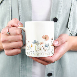Eine florale Touch zum Kaffeeabend: Mama Geschenk Kaffeetasse