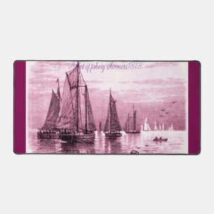 "Eine Flotte von Fischpädagogen 1878" Schreibtischunterlage