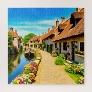 Eine Flucht aus einem serenen Dorf Puzzle