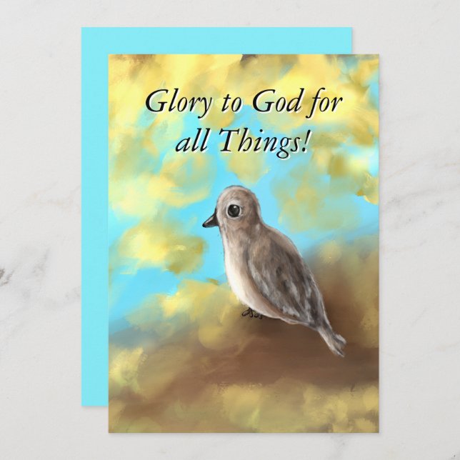 Eine flüchtige Dream Stationary Card Dankeskarte (Vorne/Hinten)