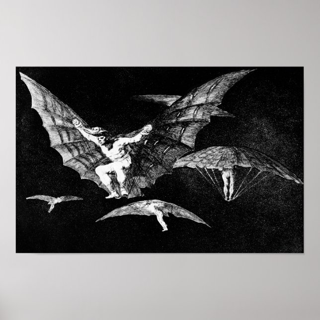 Eine Flugweise, Francisco Goya Poster (Vorne)
