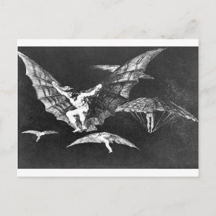 Eine Flugweise von Francisco Goya Postkarte