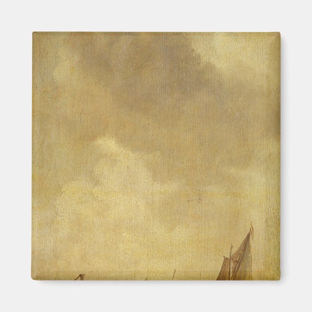 Eine Flussszene, mit Fishermen, die ein Netz legen Magnet (Vorne)