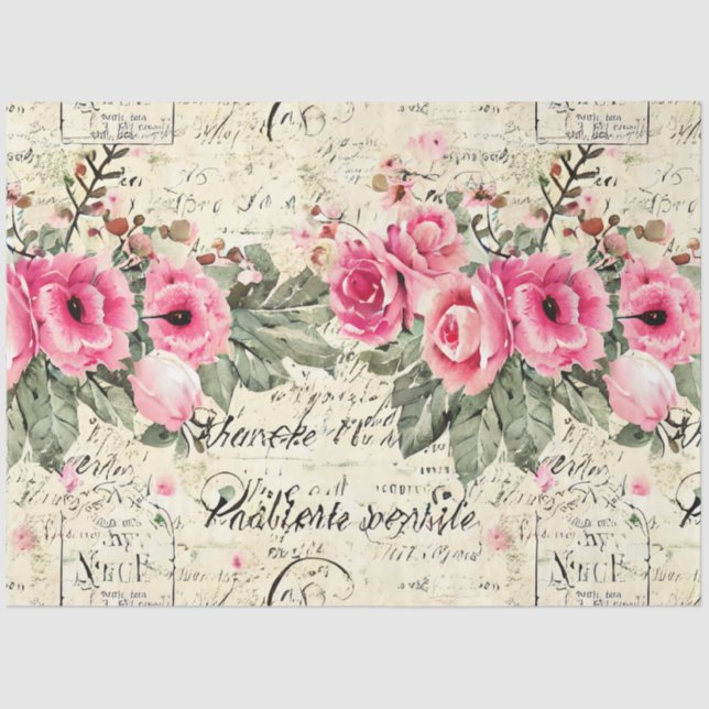 Eine französische Design-Serie 15 Seidenpapier (Vorderseite)