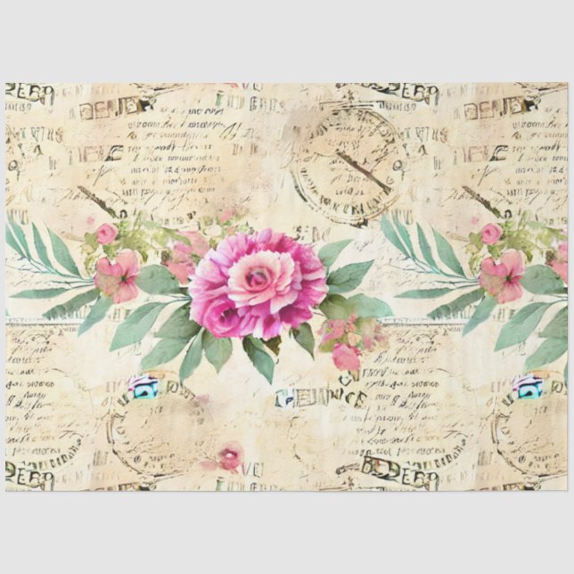 Eine französische Design-Serie 18 Seidenpapier (Vorderseite)