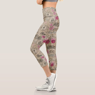 Eine französische Design-Serie 24 Capri Leggings