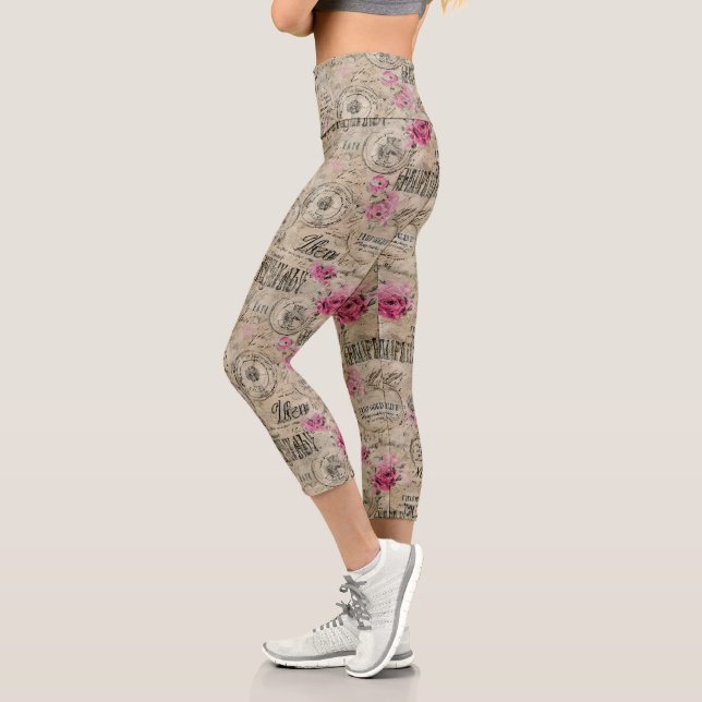 Eine französische Design-Serie 24 Capri Leggings (Links)