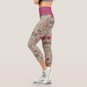 Eine französische Design-Serie 24 Capri Leggings