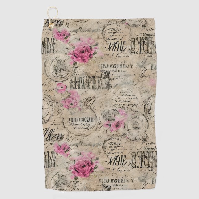 Eine französische Design-Serie 24 Golfhandtuch (Vorderseite)