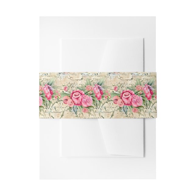 Eine französische Design-Serie 26 Einladungsbanderole (Vorderseite Beispiel)