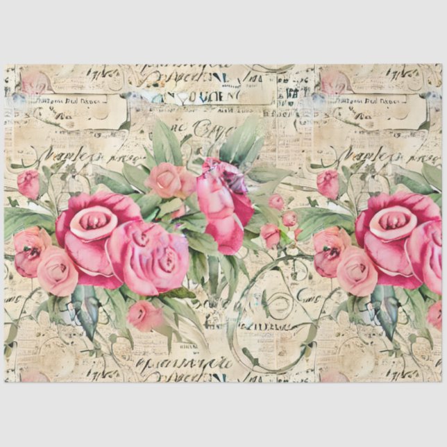 Eine französische Design-Serie 26 Seidenpapier (Vorderseite)