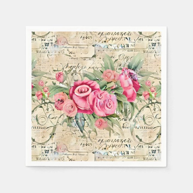 Eine französische Design-Serie 26 Serviette (Vorderseite)