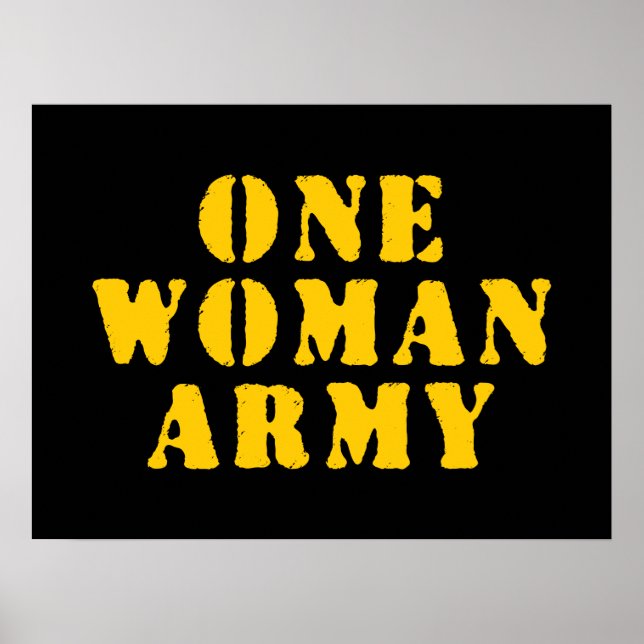 EINE-FRAU-ARmee Poster (Vorne)