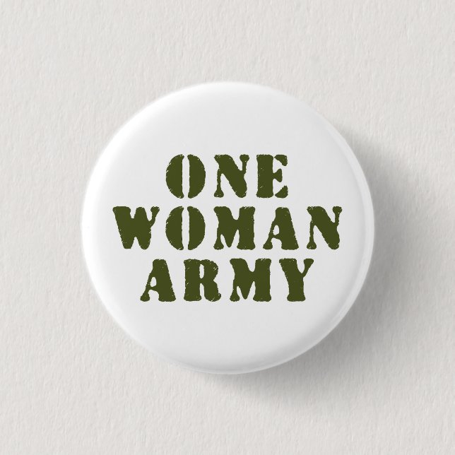 EINE FRAU ARMY BUTTON (Vorderseite)