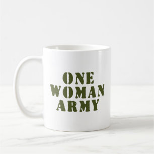 EINE FRAU ARMY KAFFEETASSE