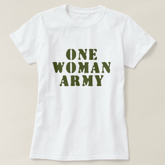EINE FRAU ARMY T-Shirt (Design vorne)
