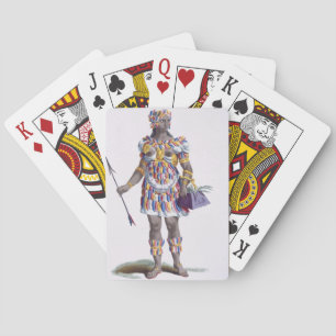 Eine Frau aus Honduras, 1780 (farbige Gravur) Spielkarten