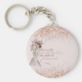 Eine Frau, die den Herrn fürchtet, spricht 31 Gel  Schlüsselanhänger