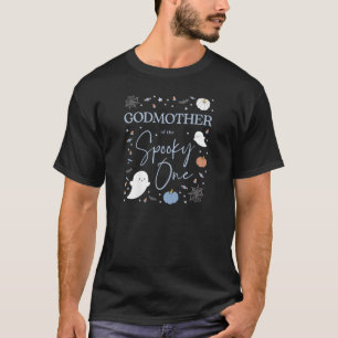 Eine Frau, die zum ersten Geburtstag die Spooky be T-Shirt