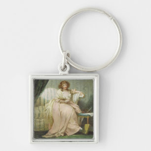 Eine Frau rief Anne, die Ehefrau des Künstlers, Schlüsselanhänger