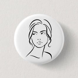 Eine Frauenfront Zeichne 4 Button