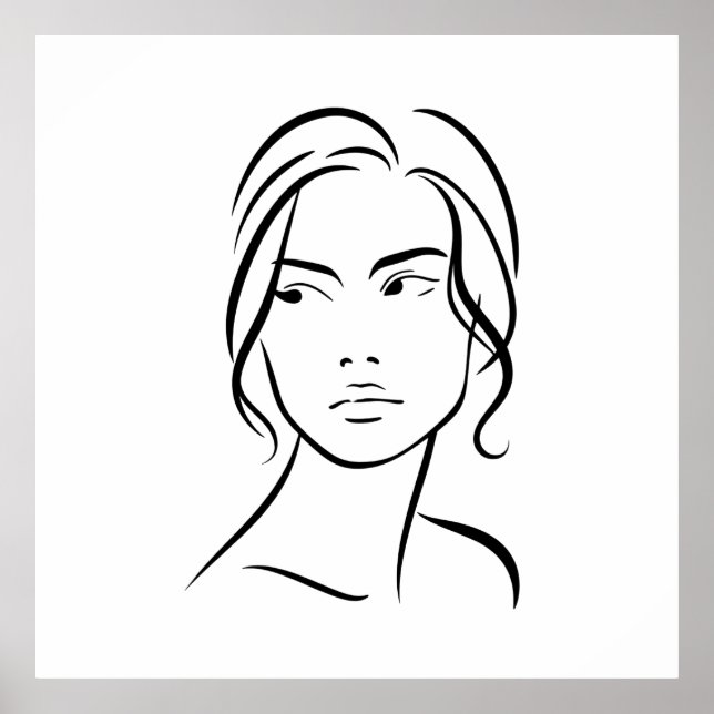 Eine Frauenfront Zeichne 4 Poster (Vorne)