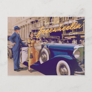 Eine Freewhein'Time Postcard Postkarte