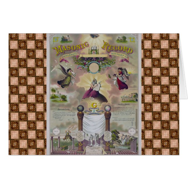 Eine Freimaureraufzeichnung (Vorderseite (Horizontal))