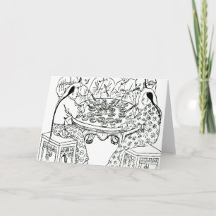 Eine freundliche Mahlzeit Karte