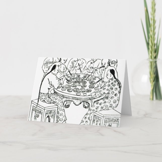 Eine freundliche Mahlzeit Karte (Vorderseite)