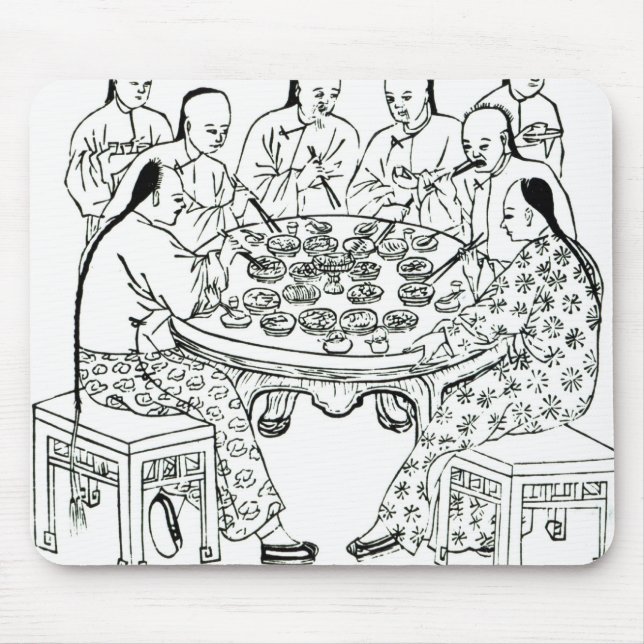Eine freundliche Mahlzeit Mousepad (Vorne)