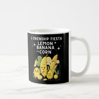 Eine Freundschaft Fiesta Lemon Banane und Mais Kaffeetasse