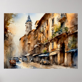 Eine Friedliche Stadt Poster