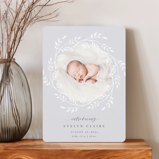 Eine frische Zweigstelle | Foto Birth Ankündigung (Von Creator hochgeladen)