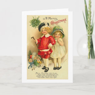 Eine Frohe Weihnachten Kinderkarte