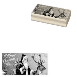 Eine frohe Weihnachtszeit Gummistempel