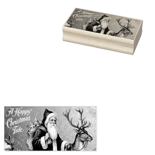 Eine frohe Weihnachtszeit Gummistempel (Stempel)