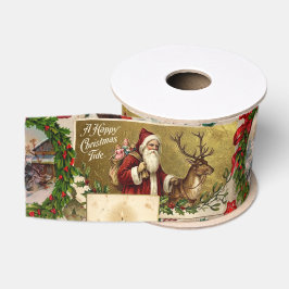 Eine frohe Weihnachtszeit Ripsband