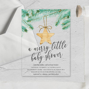 Eine fröhliche Babyparty Acryleinladungen
