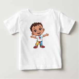 Eine fröhliche Feier zur Sensibilisierung für Auti Baby T-shirt