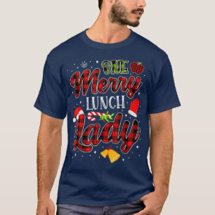 Eine fröhliche Lunch Lady Weihnachten Weihnachten  T-Shirt