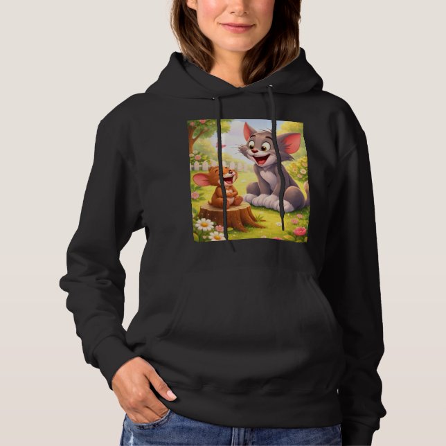 Eine fröhliche Pause im Garten Hoodie (Vorderseite)