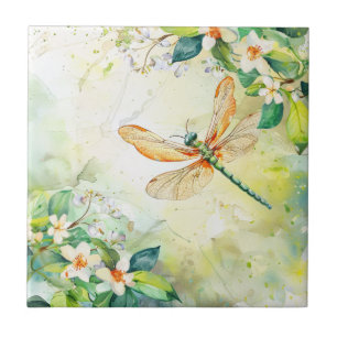 Eine Frühling-Libelle Fliese