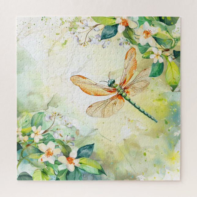 Eine Frühling-Libelle Puzzle (Vertikal)