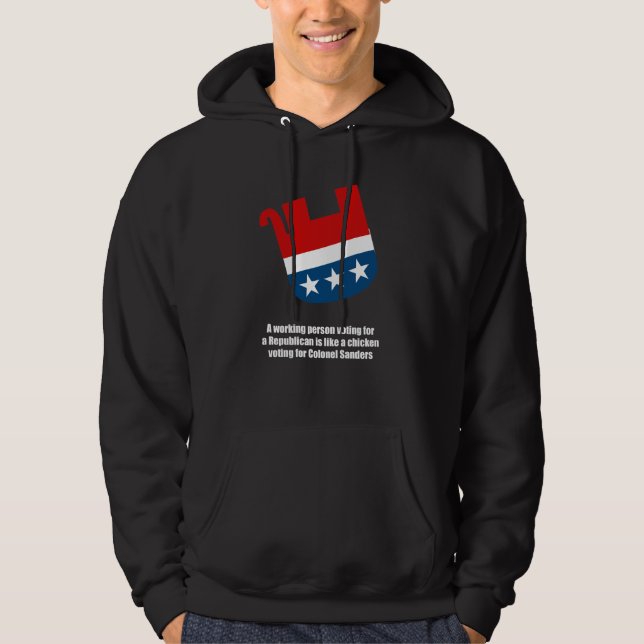Eine Funktionsperson, die für einen Republikaner Hoodie (Vorderseite)