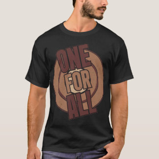 Eine für alle Song Brown Vintag Grunge T-Shirt