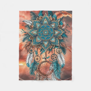 : Eine Fusion von Mandalasen, Feathers und Dreamca Fleecedecke