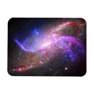 Eine galaktische Lichtshow in Spiralgalaxie Ngc 42 Magnet